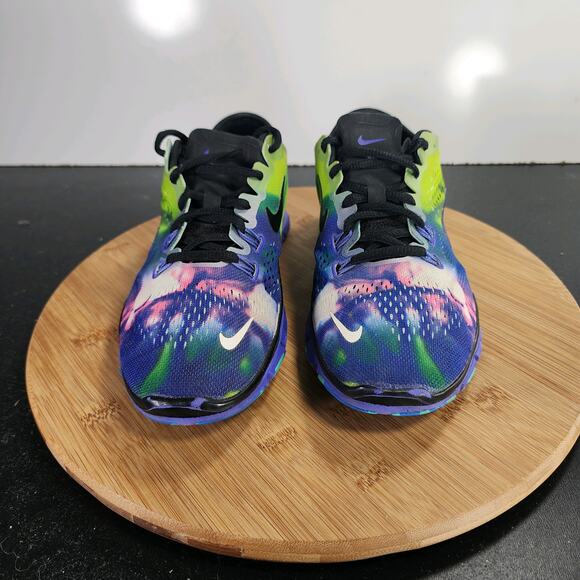 Womens Nike Free 5.0 TR Sz 6.5 009721 Green Blue Mesh Running Athletic Sneakers - Picture 3 of 8